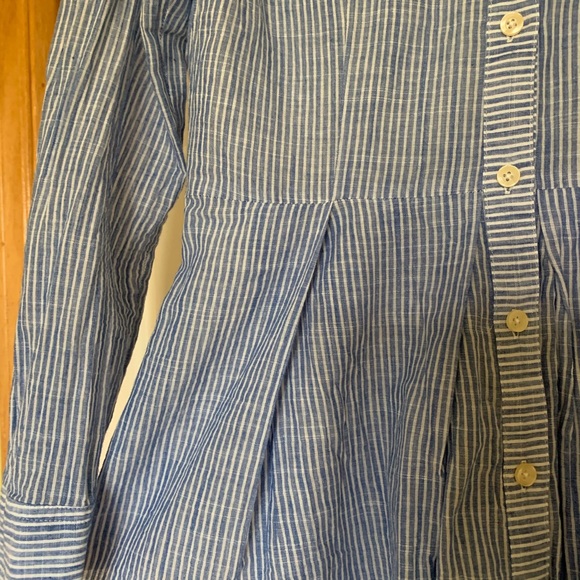 Anthropologie Tylho striped peplum shirt - Picture 6 of 9